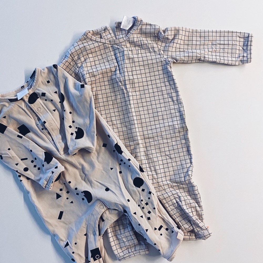 Tiny Cotton rompers/ pjs